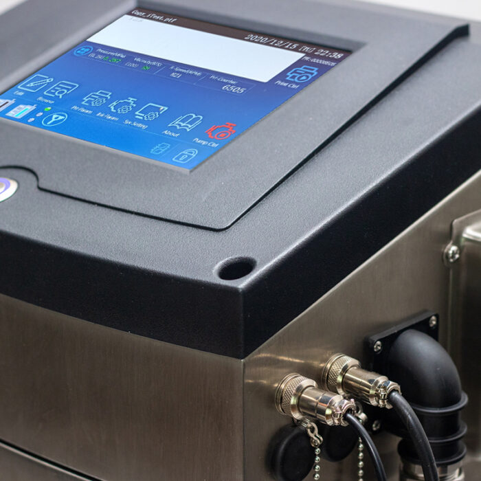 Anzeige - Automatische Drahtschneidemaschine Servo BZW-882DJ + Drucker zum Markieren von Kabeln