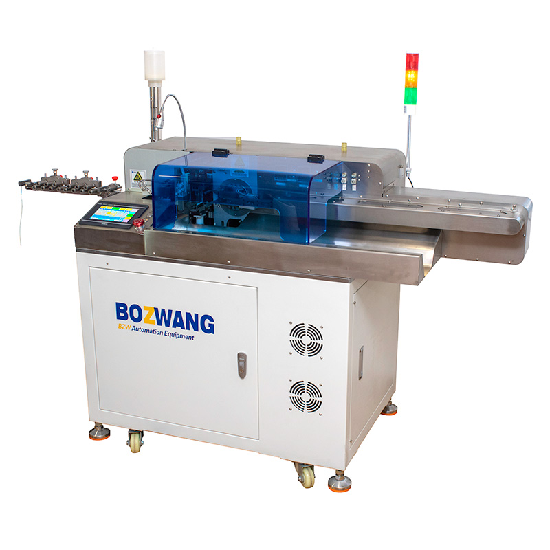 Machine automatique pour couper, tordre et étamer le fil BZW-887