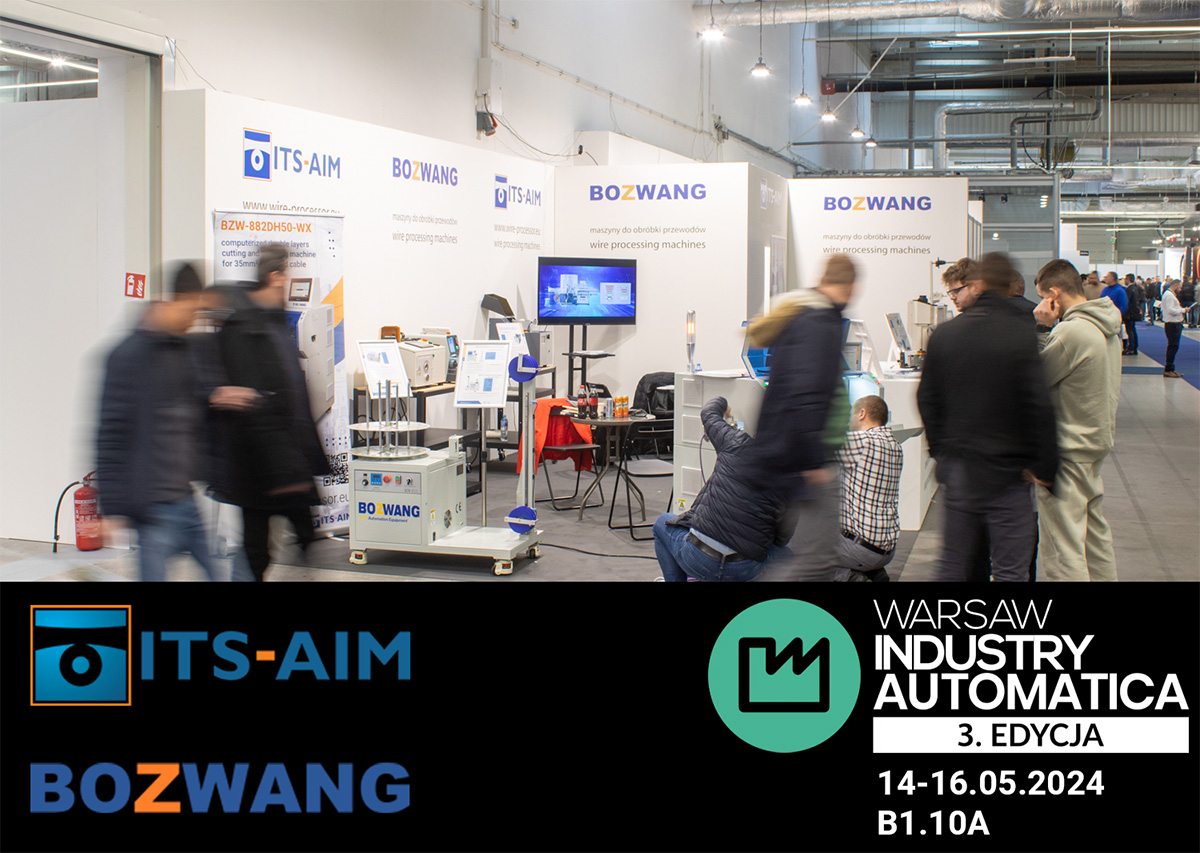 ITS-AIM au salon Warsaw Industry Automatica, du 14 au 16 mai 2024.