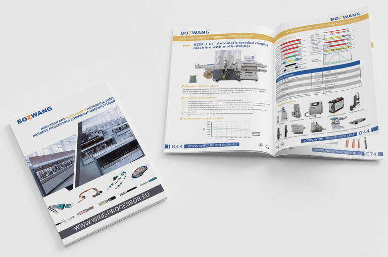 Commandez notre catalogue de machines pour le traitement des fils. Vous y trouverez des informations sur toutes les machines et outils de traitement des fils actuellement disponibles dans notre offre. Le contenu du catalogue est divisé en 22 sections Commandez notre catalogue de machines pour le traitement des fils. Vous y trouverez des informations sur toutes les machines et outils de traitement des fils actuellement disponibles dans notre offre. Le contenu du catalogue est divisé en 22 sections